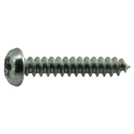 Midwest Fastener Sheet Metal Screw, #2 x 1/2 in, Zinc Plated Steel Pan Head Torx Drive, 50 PK 37044